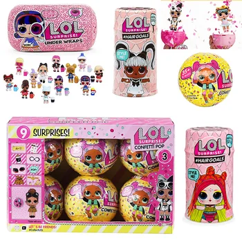 Surprise Dolls Color Change Egg Confetti pop Series Dress Lols Doll Ball Action Figure Kids Toys For Children Christmas
Surprise Dolls Color Change Egg Confetti pop Series Dress Lols Doll Ball Action Figure Kids Toys For Children Christmas