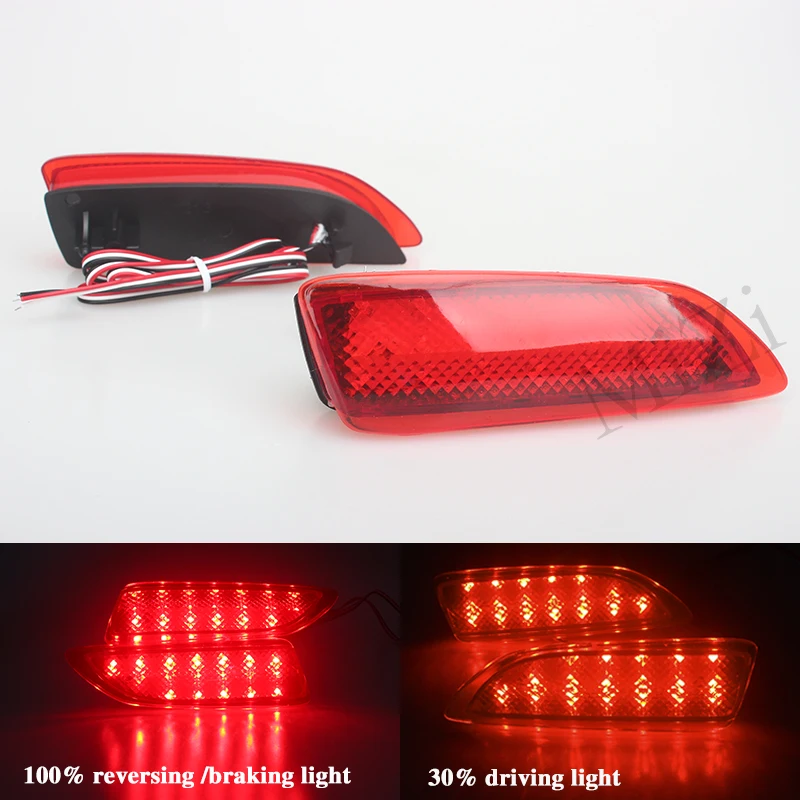2pcs LED Red Rear Bumper Reflector Light Brake Tail Lamp Red Lens For Toyota Corolla 2008-2015 for Lexus CT Parking Warning
2pcs LED Red Rear Bumper Reflector Light Brake Tail Lamp Red Lens For Toyota Corolla 2008-2015 for Lexus CT Parking Warning