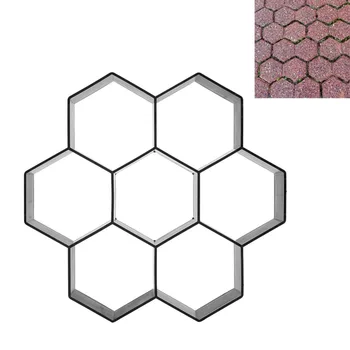 Agyvvt Hexagon Shape Plastic Mold Cement Paving Brick DIY Gardening Stone Bricks Walk Pavement Concrete Moulds Garden Tools
Agyvvt Hexagon Shape Plastic Mold Cement Paving Brick DIY Gardening Stone Bricks Walk Pavement Concrete Moulds Garden Tools