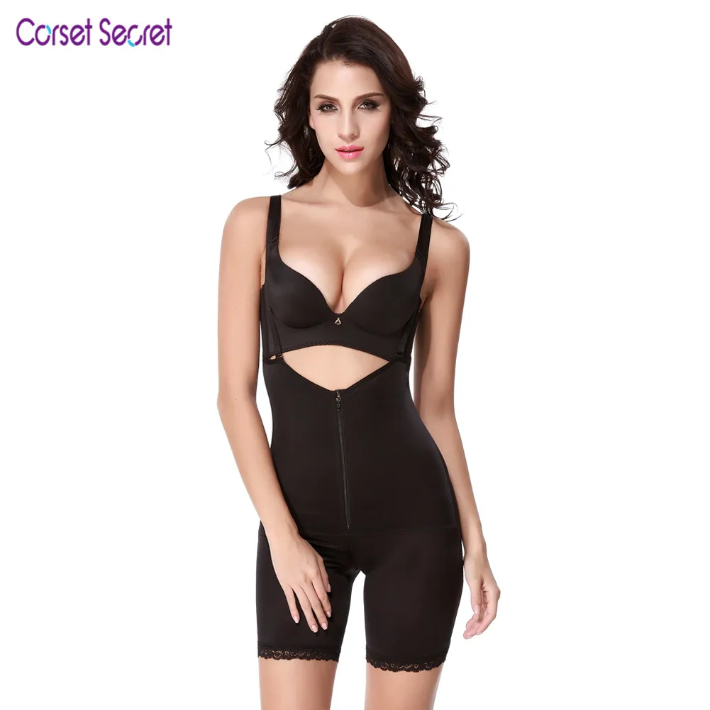 Corset Secret Full Female High Waist Tummy Control Women's Firm Adjustable Slimming Bodysuit Shapewear | Женская одежда