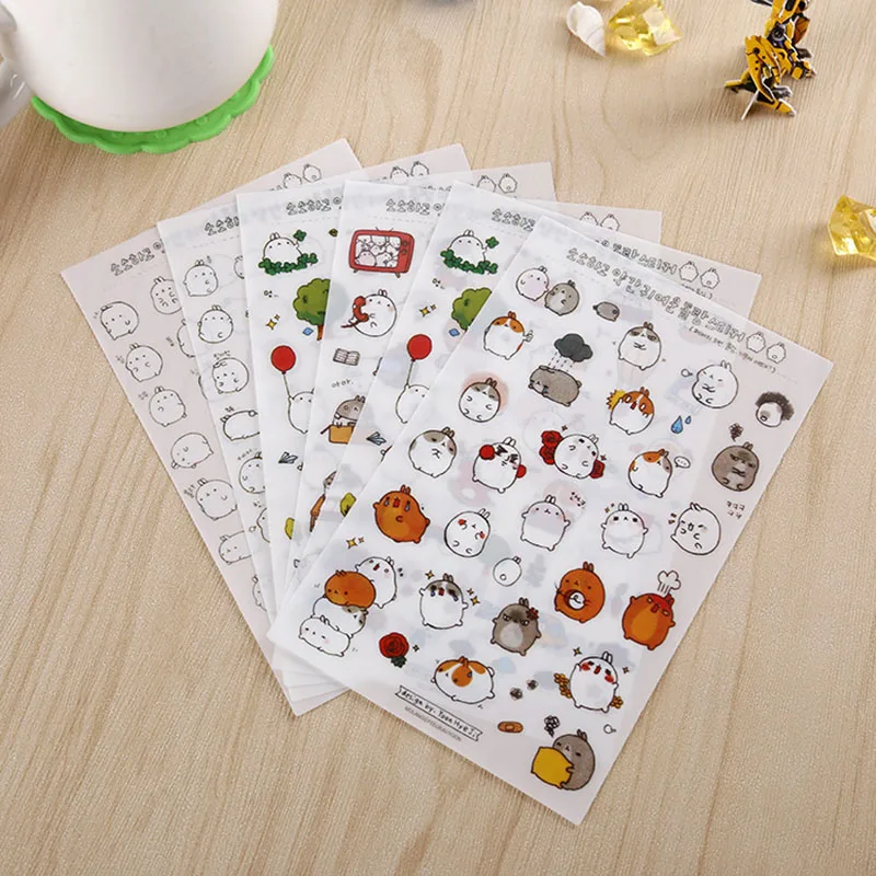 6pc Yuangun Rabbit Cartoon Stickers Children's Toys Diy3d Kawaii Transparent Diary Decorative Collage Nursery Stationery Gift
6pc Yuangun Rabbit Cartoon Stickers Children's Toys Diy3d Kawaii Transparent Diary Decorative Collage Nursery Stationery Gift