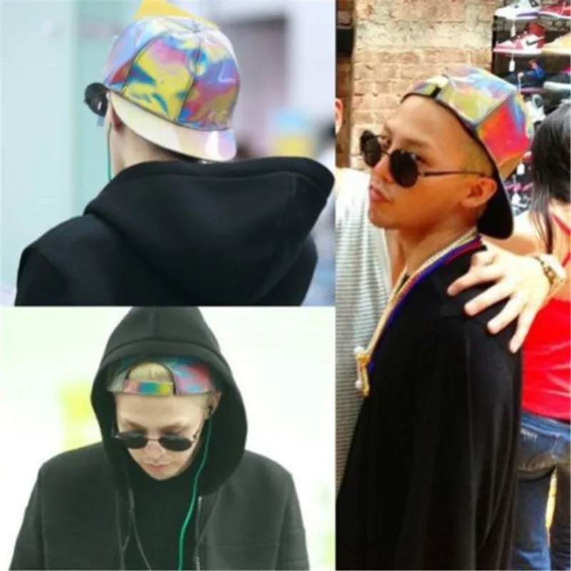 Takerlama Back To The Future Cap Fashion For Rainbow Color Changing Hat Caps Prop G-dragon Baseball 8 Takerlama Back To The Future Cap Fashion For Rainbow Color Changing Hat Caps Prop G-dragon Baseball -Zentai shop online