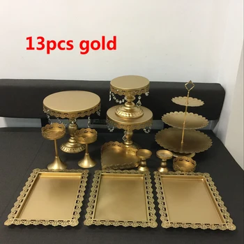 13pieces gold/ white Iron metal cake stand set wedding party plate birthday party cake decoration tools bakeware dinnerware
13pieces gold/ white Iron metal cake stand set wedding party plate birthday party cake decoration tools bakeware dinnerware
