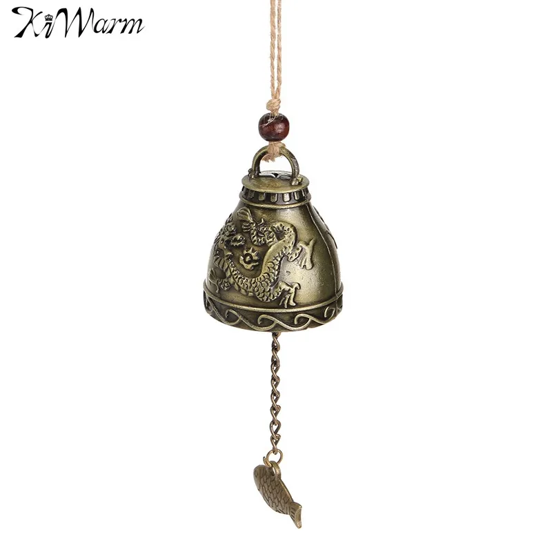 KiWarm Retro Dragons Pattern Wind Chime Ornament Feng Shui Blessing Bell Lucky Fortune Crafts Home Car Hanging Decor Luck Gift
KiWarm Retro Dragons Pattern Wind Chime Ornament Feng Shui Blessing Bell Lucky Fortune Crafts Home Car Hanging Decor Luck Gift