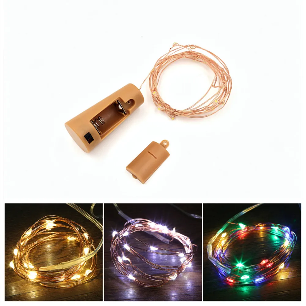 2M LED Garland Copper Wire Corker String Fairy Lights for Glass Craft Bottle New Year/Christmas/Valentines Wedding Decoration
2M LED Garland Copper Wire Corker String Fairy Lights for Glass Craft Bottle New Year/Christmas/Valentines Wedding Decoration