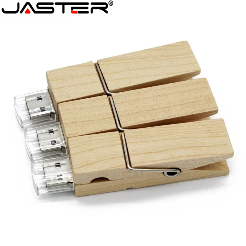 JASTER Wooden clip model USB flash drive pendrive 4GB 16GB 32GB 64GB pen drive Memory Stick logo customization pensenality gift
JASTER Wooden clip model USB flash drive pendrive 4GB 16GB 32GB 64GB pen drive Memory Stick logo customization pensenality gift