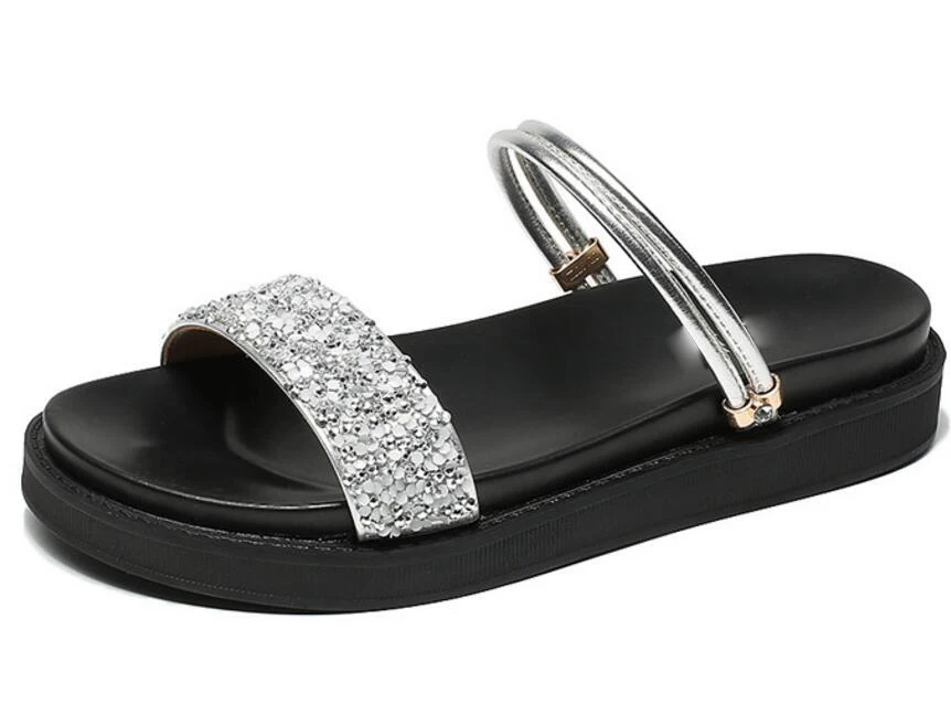 Girls Ladies Summer Sandals Rome Woman Casual Wedge Shoes Women Flatform Shiny Bling Slippers Chaussure Zapatos Mujer F181262
Girls Ladies Summer Sandals Rome Woman Casual Wedge Shoes Women Flatform Shiny Bling Slippers Chaussure Zapatos Mujer F181262