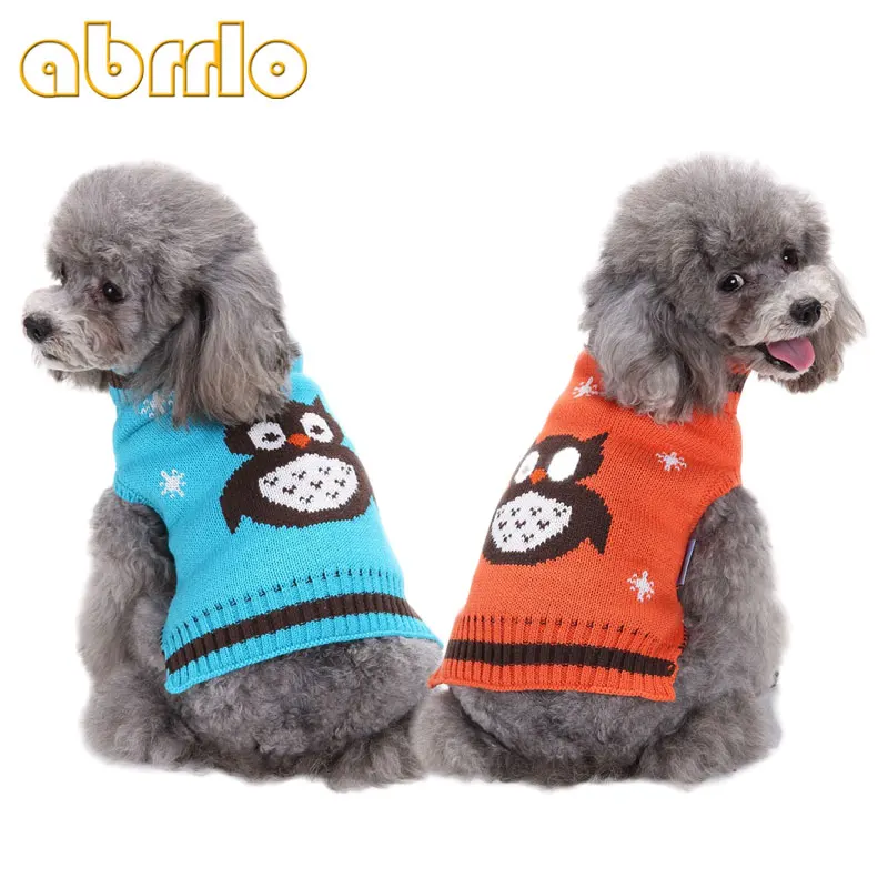 Abrrlo Winter Dog Knitted Sweater Cartoon Owl Dog Jumper Pullover Pet Clothes For Small Dogs Bulldogs Yorkies Pets Accessories
Abrrlo Winter Dog Knitted Sweater Cartoon Owl Dog Jumper Pullover Pet Clothes For Small Dogs Bulldogs Yorkies Pets Accessories