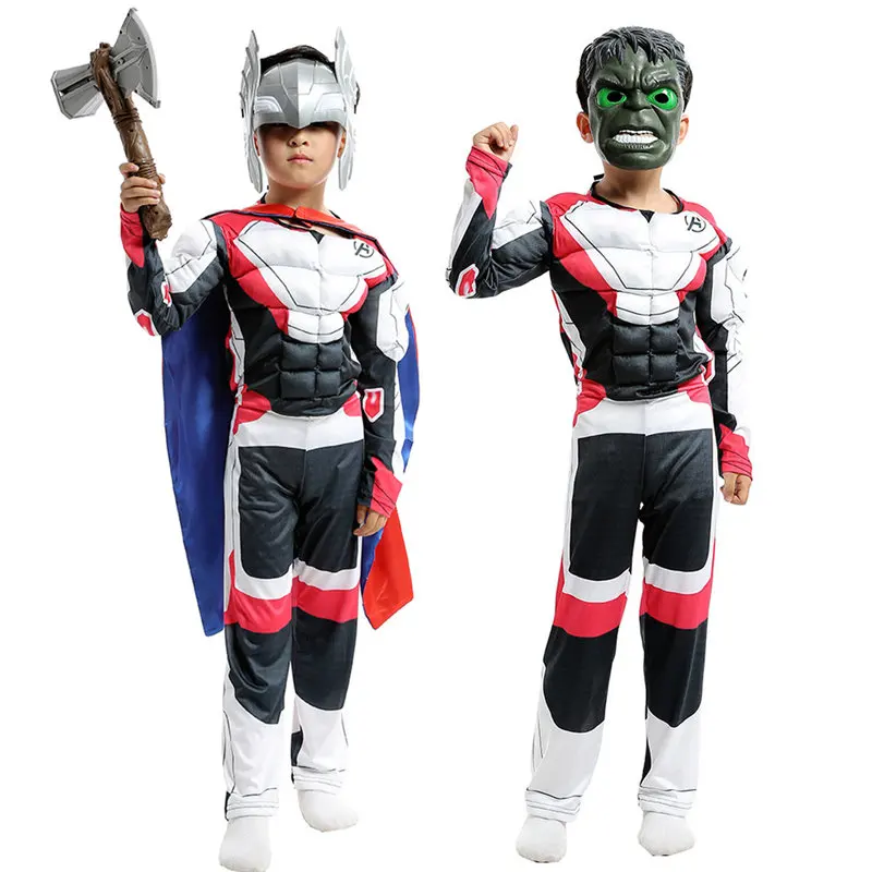2019 Halloween Avengers Endgame Costume Super Hero Thanos Quantum Realm Tights Avengers Mask Costumes Cosplay Props for Children
2019 Halloween Avengers Endgame Costume Super Hero Thanos Quantum Realm Tights Avengers Mask Costumes Cosplay Props for Children