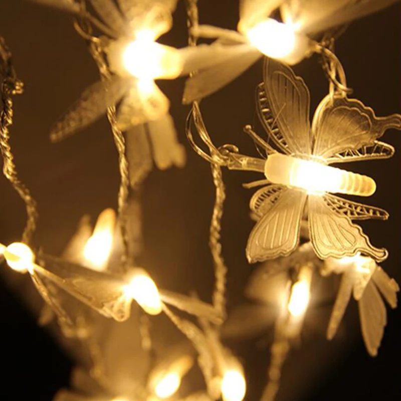 Fairy Garland LED Butterfly String Lights For Christmas Wedding Home Indoor Decoration Battery Powered Garland On Batteries
Fairy Garland LED Butterfly String Lights For Christmas Wedding Home Indoor Decoration Battery Powered Garland On Batteries