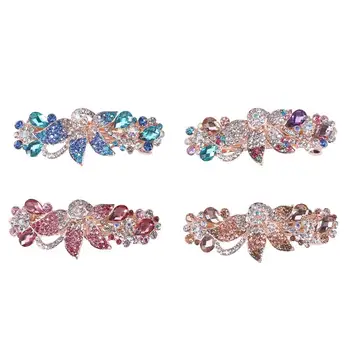 4PC Women Hairpins Crystal Girl Heart Rhinestone Exquisite Horsetail Clips Hair Decor Barrettes
4PC Women Hairpins Crystal Girl Heart Rhinestone Exquisite Horsetail Clips Hair Decor Barrettes