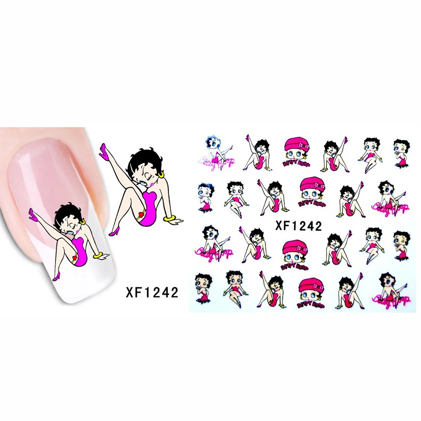 1Pcs Sexy Belle Design Water Transfer Nails Art Sticker Decals Lady Women Manicure Tools Nail Wraps Decals Nail Art Decorations
1Pcs Sexy Belle Design Water Transfer Nails Art Sticker Decals Lady Women Manicure Tools Nail Wraps Decals Nail Art Decorations