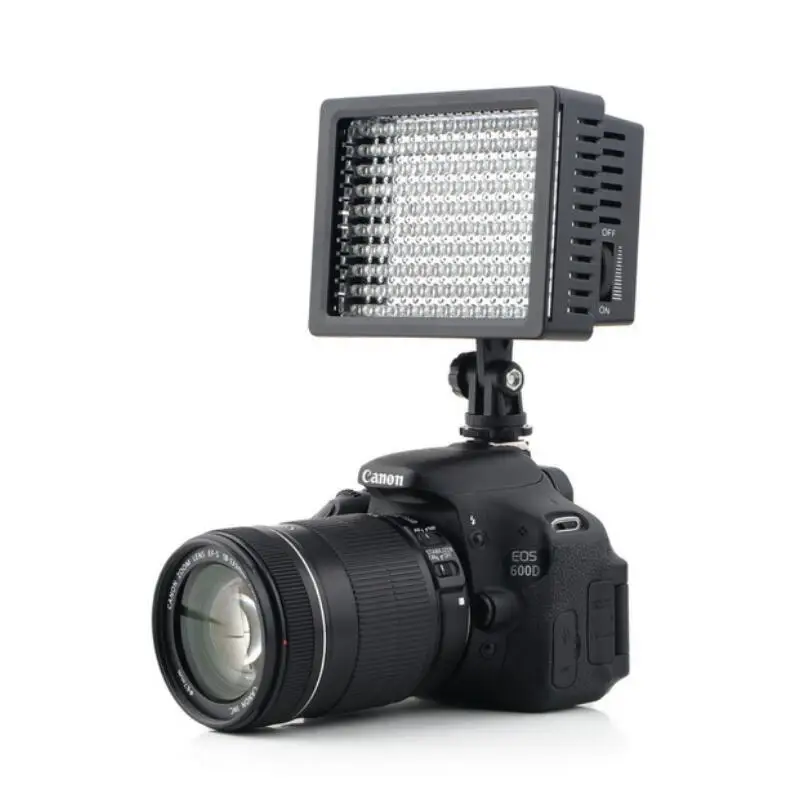 Photography 160 LED Studio Video Light Shooting Lighting For Canon NIKON SONY Video Camcorder DV Lamp Light Camera 12W 1280LM
Photography 160 LED Studio Video Light Shooting Lighting For Canon NIKON SONY Video Camcorder DV Lamp Light Camera 12W 1280LM