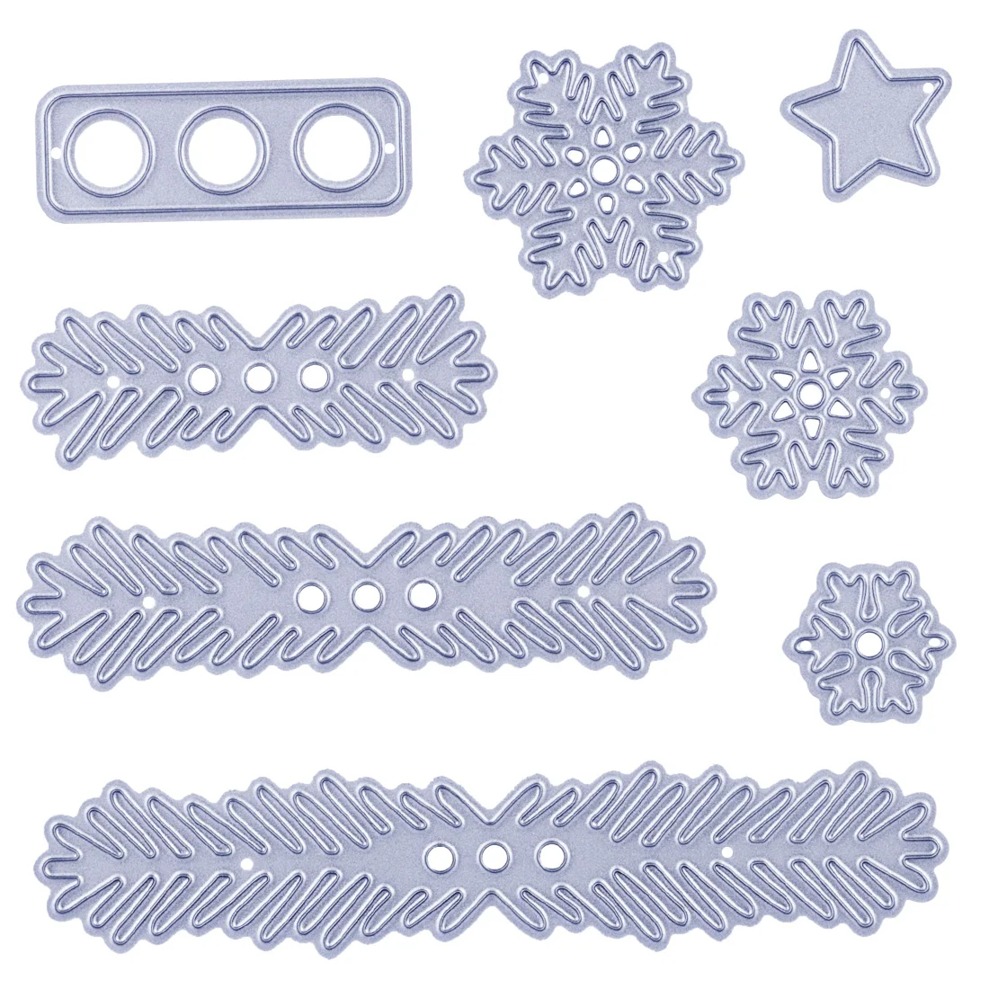 8Pcs/set DIY Scrapbook Album Card Decor Die Tool Stencil Carbon Steel Cutting Mold Set - Christmas Tree/Leaves and Flower
8Pcs/set DIY Scrapbook Album Card Decor Die Tool Stencil Carbon Steel Cutting Mold Set - Christmas Tree/Leaves and Flower