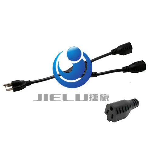 US Y Type Splitter Power Adapter Cord, 5-15P to 2X 5-15R , USA 3Pin Male To Double Female Power Adaptor Cable,1 pcs
US Y Type Splitter Power Adapter Cord, 5-15P to 2X 5-15R , USA 3Pin Male To Double Female Power Adaptor Cable,1 pcs