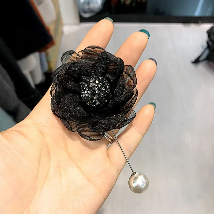 Organza Lace Yern Flower Brooch Studded Crystal Brooches Long Needle Pin Female Pins Scarf Buckle Gifts for Women Accessories
Organza Lace Yern Flower Brooch Studded Crystal Brooches Long Needle Pin Female Pins Scarf Buckle Gifts for Women Accessories