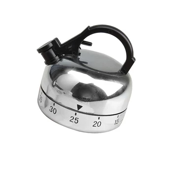 60 Minute Kitchen Timer Alarm Mechanical Teapot Shaped Timer Clock Counting Temporizador Minuteur Cuisine JY
60 Minute Kitchen Timer Alarm Mechanical Teapot Shaped Timer Clock Counting Temporizador Minuteur Cuisine JY