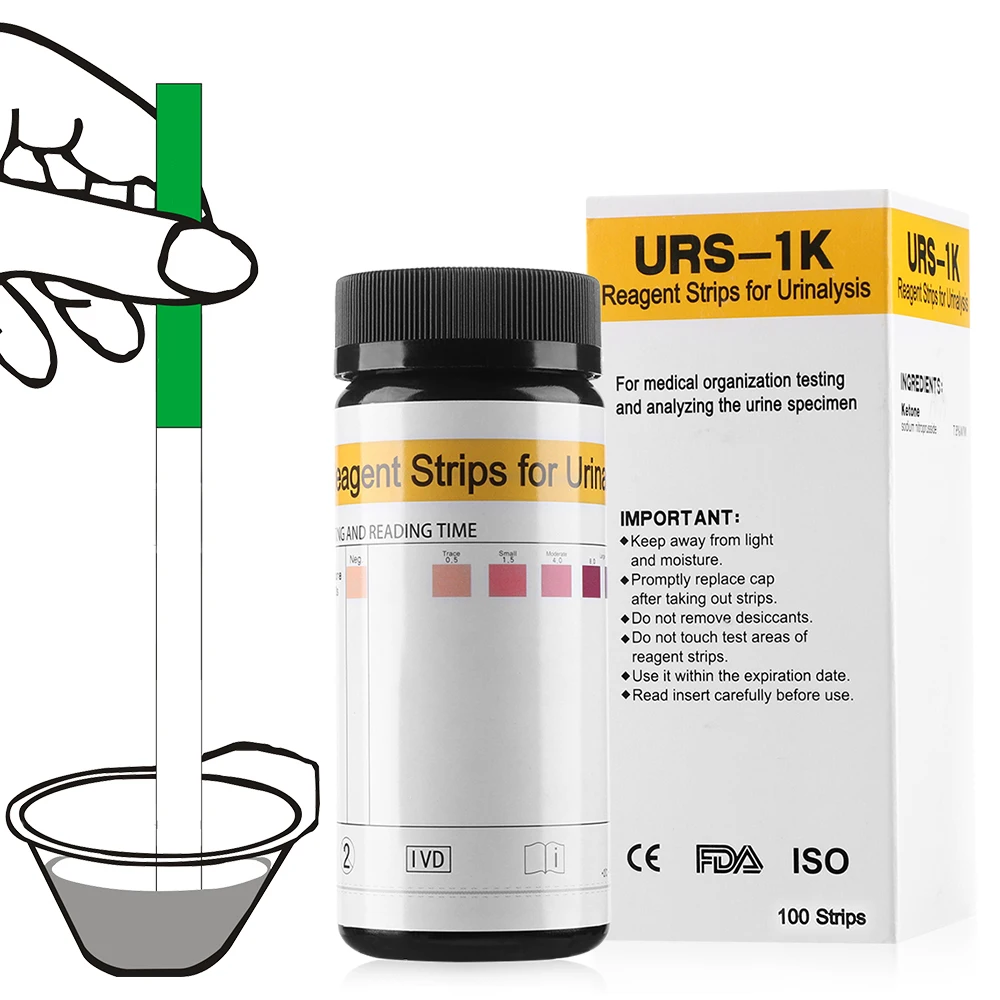 50pcs Ketone Urine Test Strips Durable Portable Ketostix Ketosis Urine Diet Weight Lose Analysis Healthy Diet Body Tester
50pcs Ketone Urine Test Strips Durable Portable Ketostix Ketosis Urine Diet Weight Lose Analysis Healthy Diet Body Tester