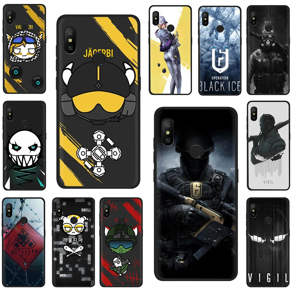 Rainbow Six Siege Soft TPU Silicone Phone Cover for Xiaomi Mi 8 9 SE A2 Lite 6 9 A1 Mix 2s Max 3 F1 9T A3 Pro CC9 CC9e
Rainbow Six Siege Soft TPU Silicone Phone Cover for Xiaomi Mi 8 9 SE A2 Lite 6 9 A1 Mix 2s Max 3 F1 9T A3 Pro CC9 CC9e