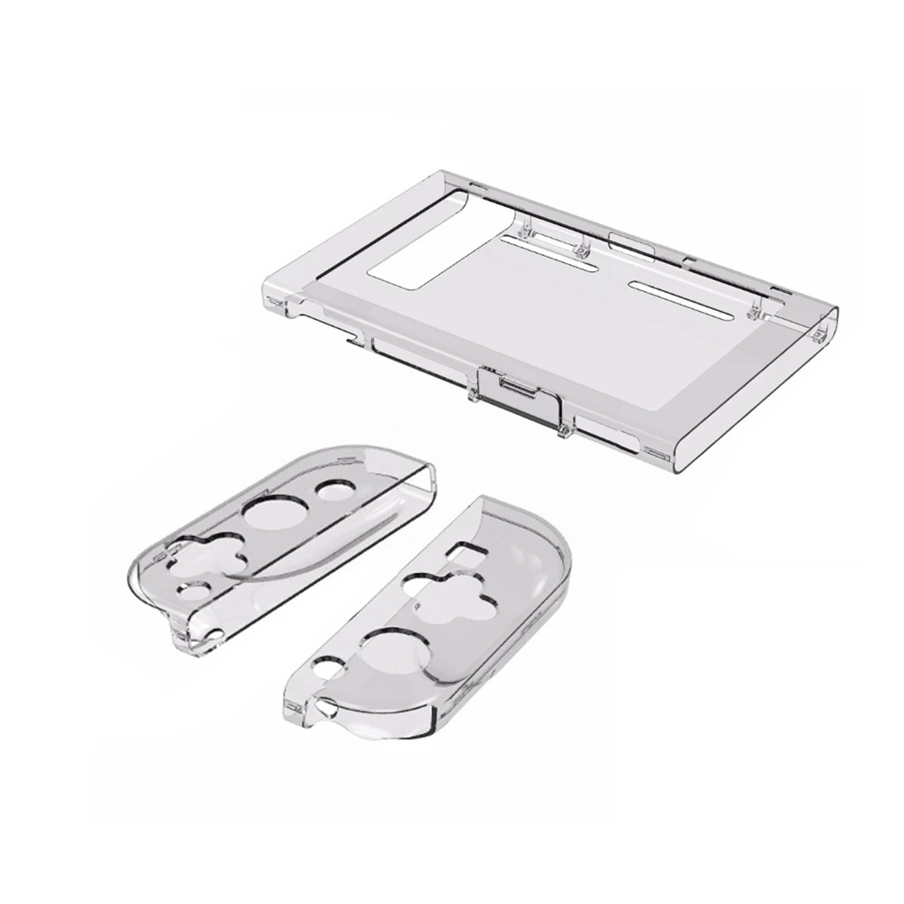 50pcs a lot Clear Crystal Protective Case Cover For Switch NS Console Crystal Case
