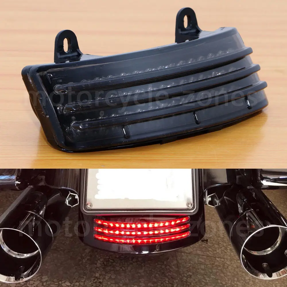 Red Tri-Bar LED Rear Tail Fender Tip Light Smoke For Harley Road Glide 2014 - 2018 Street Glide 2015 - 2018
Red Tri-Bar LED Rear Tail Fender Tip Light Smoke For Harley Road Glide 2014 - 2018 Street Glide 2015 - 2018
