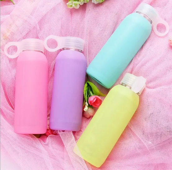 1PC 3 Colors Fun candy colors creative 280mL glass Colored jelly kettle water bottle hot selling KD 1468
1PC 3 Colors Fun candy colors creative 280mL glass Colored jelly kettle water bottle hot selling KD 1468