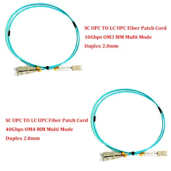 20 Pieces 3.0 Meter SC UPC TO LC UPC Optical Fiber Patch Cord 10Gbps OM3/40Gbps OM4 MM Multi Mode 50/125 Duplex 2.0mm
20 Pieces 3.0 Meter SC UPC TO LC UPC Optical Fiber Patch Cord 10Gbps OM3/40Gbps OM4 MM Multi Mode 50/125 Duplex 2.0mm