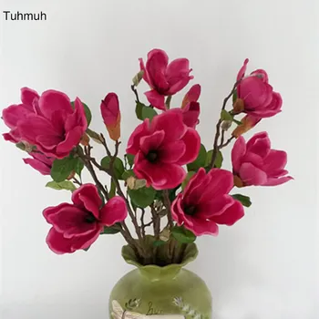 5pcs Long Artificial Magnolia Flowers Silk 12cm Dia Head Real Touch Fake Shrubalthea Flower Orchid for Home Wedding Decoration
5pcs Long Artificial Magnolia Flowers Silk 12cm Dia Head Real Touch Fake Shrubalthea Flower Orchid for Home Wedding Decoration