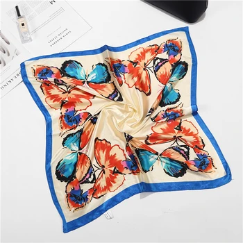 New Summer Luxury Brand Silk Square Scarf Women Plaid Wraps Print Butterfly Office Small Hair Neck hijabs foulard 60*60cm
New Summer Luxury Brand Silk Square Scarf Women Plaid Wraps Print Butterfly Office Small Hair Neck hijabs foulard 60*60cm