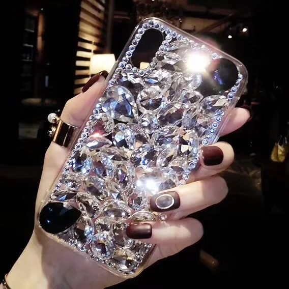 20PCS Bling Shiny Girl Lady Handmade Crystal Luxuty Diamond Phone Case for iPhone X 7 8 Plus Rhinestone Cover for iPhone 7
20PCS Bling Shiny Girl Lady Handmade Crystal Luxuty Diamond Phone Case for iPhone X 7 8 Plus Rhinestone Cover for iPhone 7