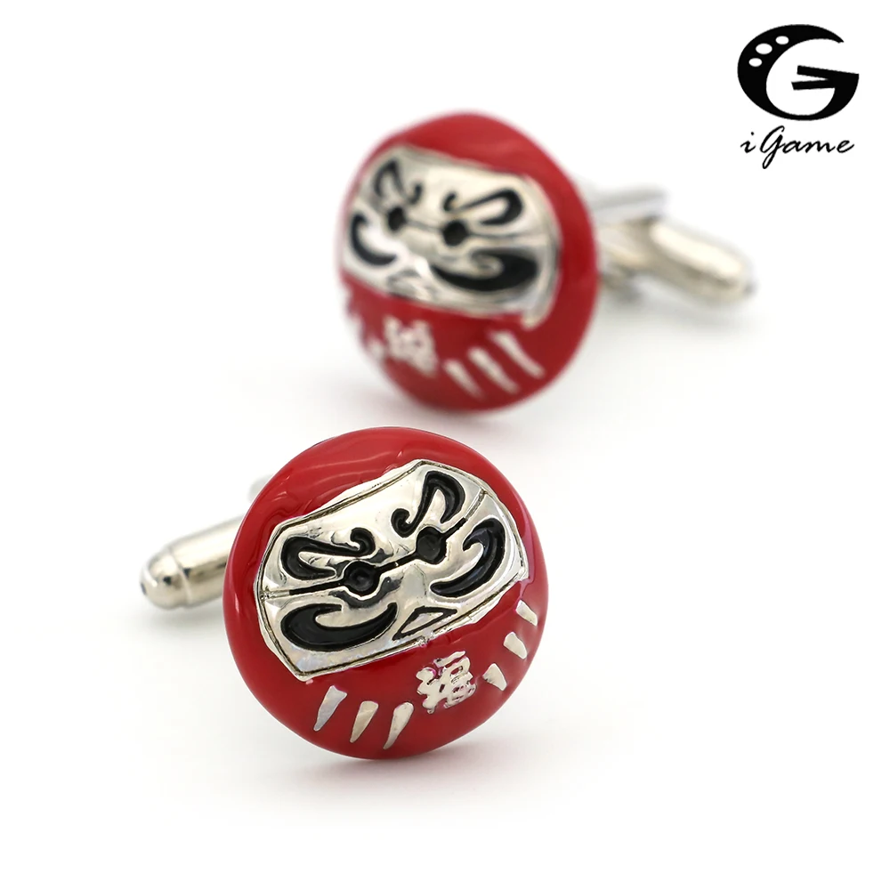iGame New Arrival Chinese Comic Cuff Links Red Color Opera Facial Mask Design Quality Brass Material Men Cufflinks Free Shipping
iGame New Arrival Chinese Comic Cuff Links Red Color Opera Facial Mask Design Quality Brass Material Men Cufflinks Free Shipping