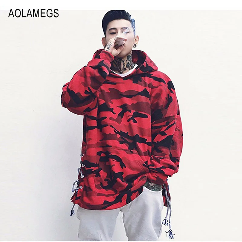 Aolamegs Hoodies Men Camouflage Sweatshirts Fashion Drawstring Design Camo Hoodie Hip Hop High Street Couples Clothing Autumn
Aolamegs Hoodies Men Camouflage Sweatshirts Fashion Drawstring Design Camo Hoodie Hip Hop High Street Couples Clothing Autumn