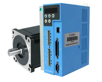 9Nm 3 phase Nema 34 closed loop stepper servo motor driver kit AC220V digital easy servo driver LCDA2260H and motor LC86H3129
9Nm 3 phase Nema 34 closed loop stepper servo motor driver kit AC220V digital easy servo driver LCDA2260H and motor LC86H3129