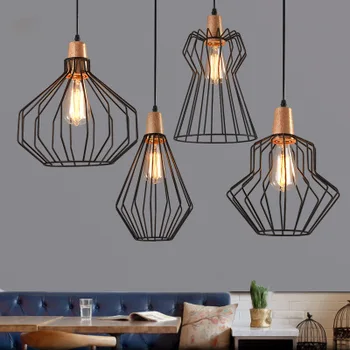 American Loft Restaurant, bedroom chandelier, Nordic Industrial Wind bird cage bar, iron bar, retro lamps
American Loft Restaurant, bedroom chandelier, Nordic Industrial Wind bird cage bar, iron bar, retro lamps