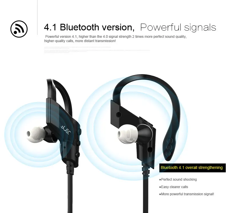 2019 In-Ear Wireless Bluetooth4.1 Music Sport Bluetooth Handsfree Earphone Bluetooth ear hook Headset Noise Cancelling Headset
2019 In-Ear Wireless Bluetooth4.1 Music Sport Bluetooth Handsfree Earphone Bluetooth ear hook Headset Noise Cancelling Headset