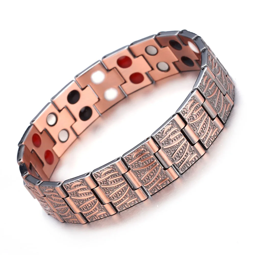 Magnetic Health Bracelet for Men women 100% Pure Copper 4in1 Magnets Negative Ions Germanium Far Infra Red Bracelet
Magnetic Health Bracelet for Men women 100% Pure Copper 4in1 Magnets Negative Ions Germanium Far Infra Red Bracelet