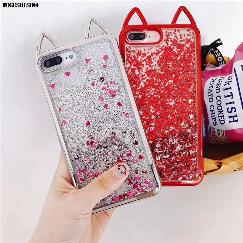 3D Cartoon Cat Liquid Case for iPhone X Dynamic Glitter Star Quicksand Silicone Cover for iPhone 6 6S 7 8 Plus Electroplate Case
3D Cartoon Cat Liquid Case for iPhone X Dynamic Glitter Star Quicksand Silicone Cover for iPhone 6 6S 7 8 Plus Electroplate Case