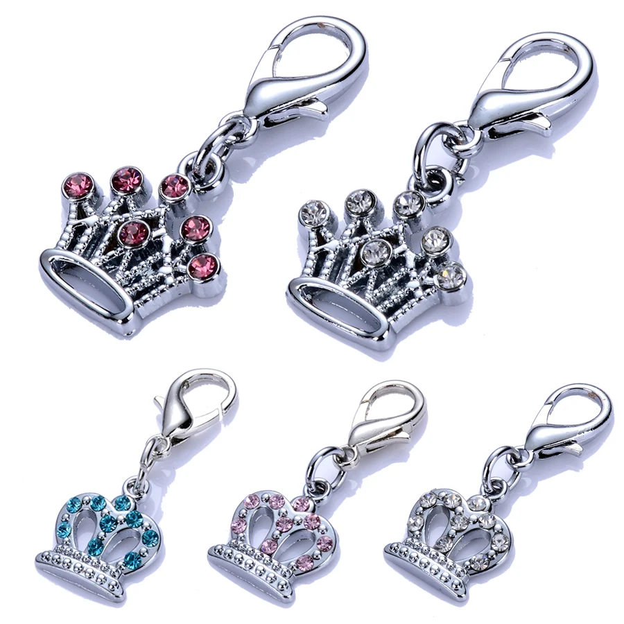 Stainless Steel Dog Tag Crystal Crown Jewelry Pendants Rhinestones Dog Accessories For Pet Collar Necklace
Stainless Steel Dog Tag Crystal Crown Jewelry Pendants Rhinestones Dog Accessories For Pet Collar Necklace