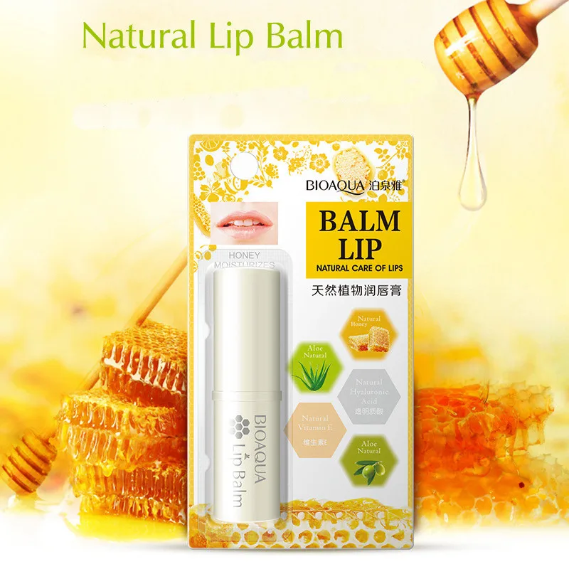 Honey Aloe Lip Balm Moisturizing Mild Brighten Lipbalm Makeup Colorless Refine Repair Wrinkles Women Skin Care
Honey Aloe Lip Balm Moisturizing Mild Brighten Lipbalm Makeup Colorless Refine Repair Wrinkles Women Skin Care