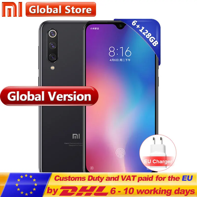 Global Version Xiaomi Mi 9 SE 6GB 128GB Mobile Phone Mi9 SE Snapdragon 712Octa Core 5.97" 48MP Triple Camera Fingerprint Phone
Global Version Xiaomi Mi 9 SE 6GB 128GB Mobile Phone Mi9 SE Snapdragon 712Octa Core 5.97" 48MP Triple Camera Fingerprint Phone