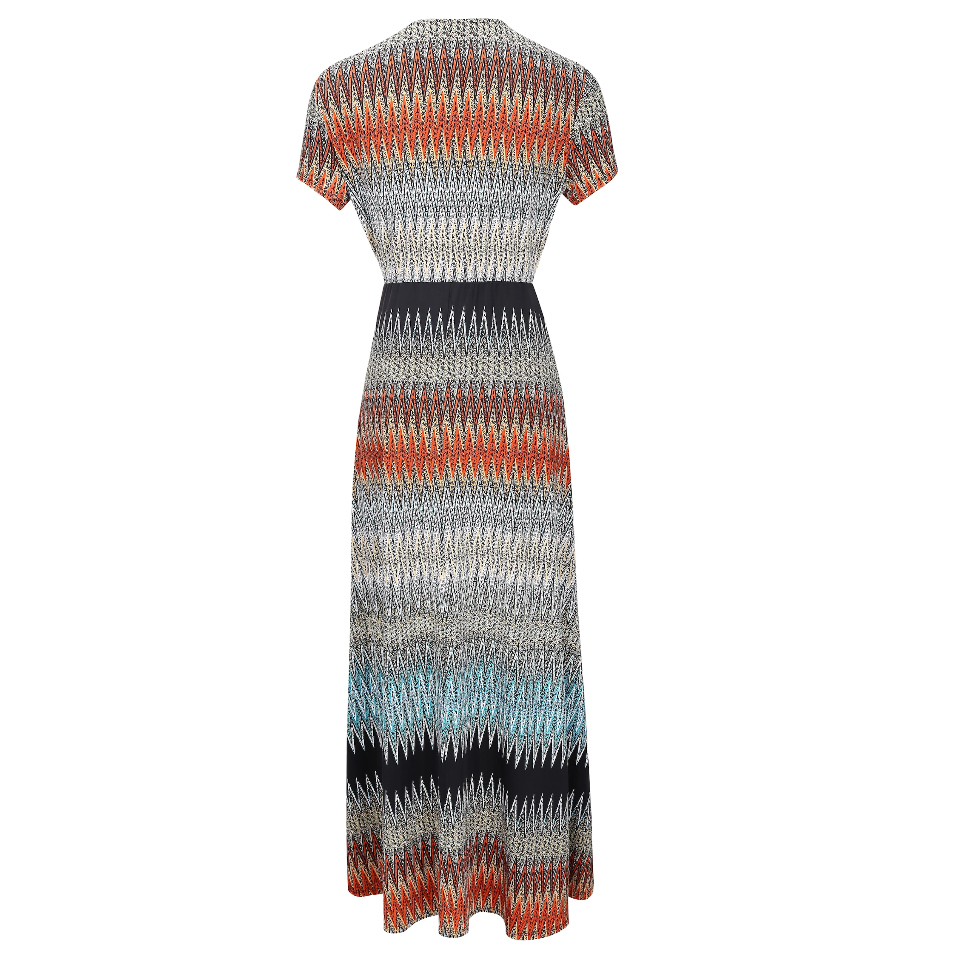 Women Summer dress Short sleeves Printed long dress Across front Cool hand feeling Zigzag Print Free Shipping
Women Summer dress Short sleeves Printed long dress Across front Cool hand feeling Zigzag Print Free Shipping