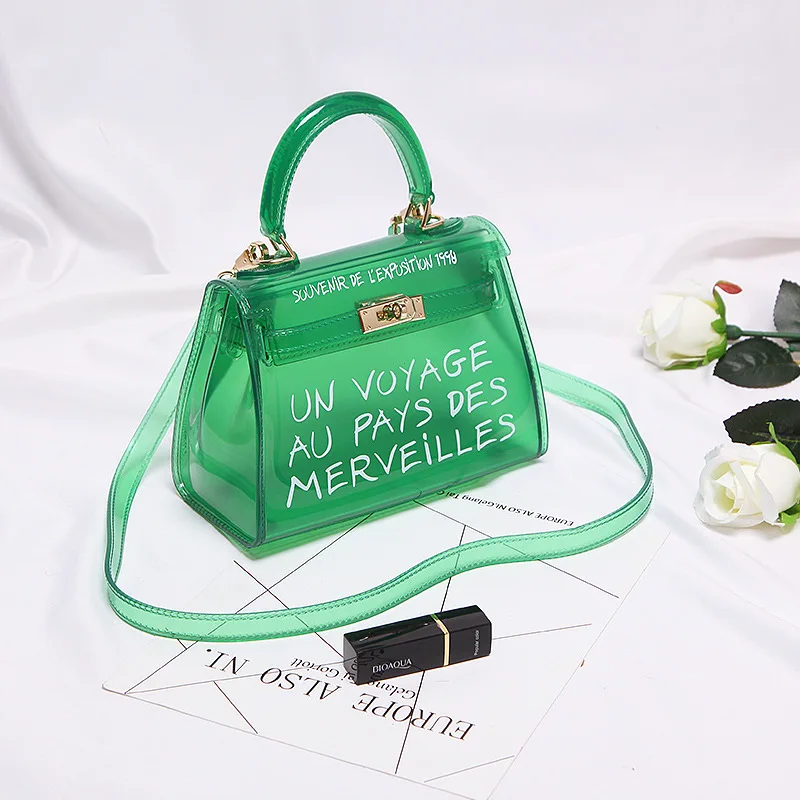 2019 New Women Messenger Bags Luxury Handbags Women Bags Designer Jelly Bag Fashion Shoulder Bags Females Transparent Handbags
2019 New Women Messenger Bags Luxury Handbags Women Bags Designer Jelly Bag Fashion Shoulder Bags Females Transparent Handbags