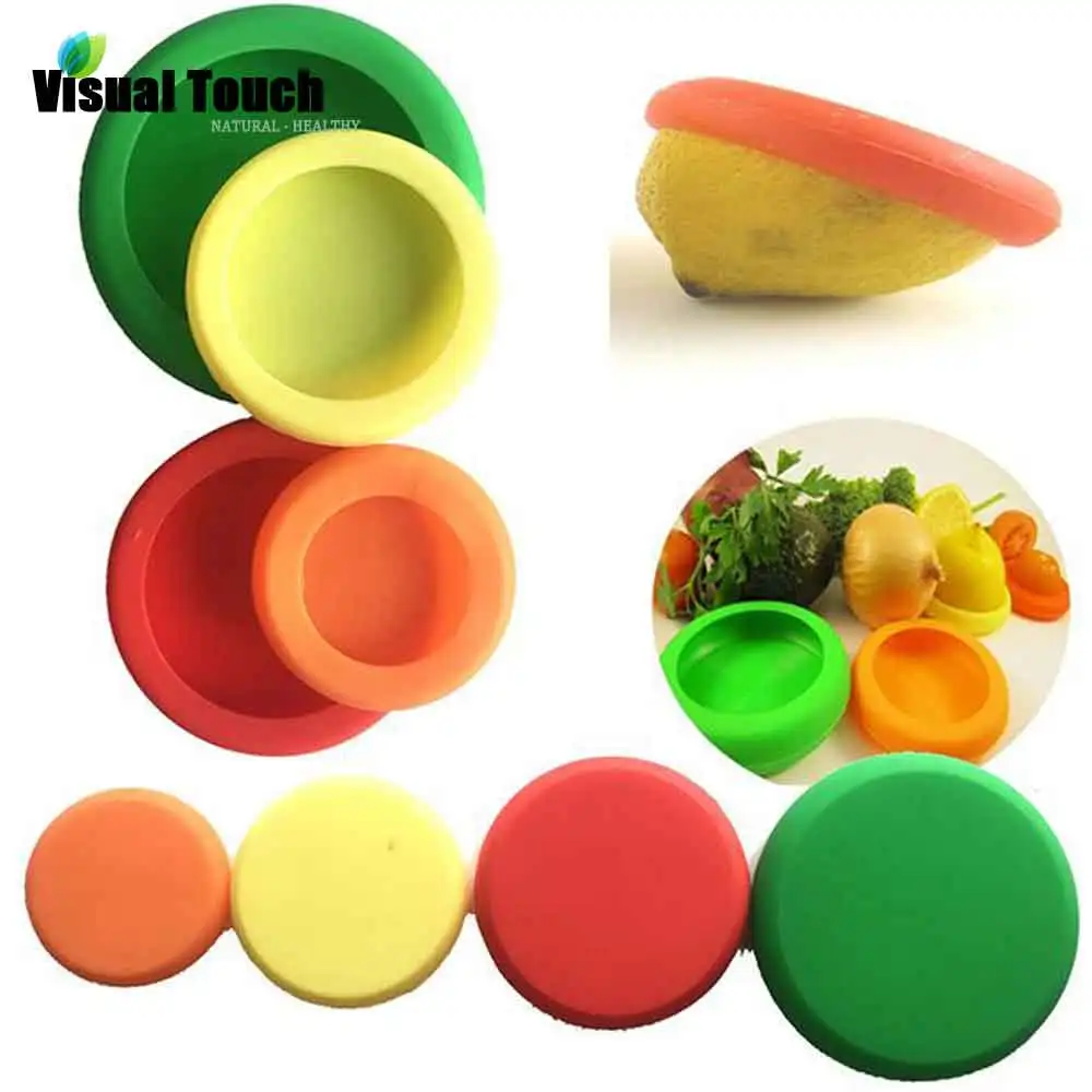 Visual Touch Food Huggers Reusable Silicone Fruit Vegetable Storage Cover Containers Keeping Fresh Set Eco friendly Random Color
Visual Touch Food Huggers Reusable Silicone Fruit Vegetable Storage Cover Containers Keeping Fresh Set Eco friendly Random Color