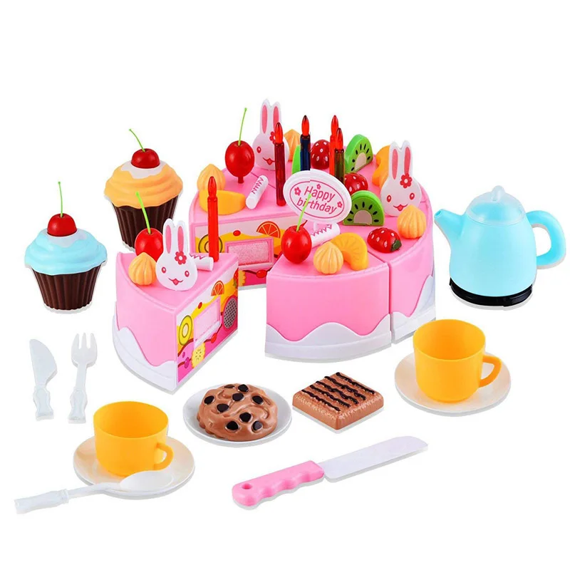 38-75PCS DIY Pretend Play Toys for Kids Fruit Cutting Birthday Cake Simulation Utensils Plastic Game for Baby Gifts GG004
38-75PCS DIY Pretend Play Toys for Kids Fruit Cutting Birthday Cake Simulation Utensils Plastic Game for Baby Gifts GG004