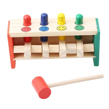 Wooden Early Education Enlightenment Strike Trapeze Game Funny Pile Driver Exercise Hand-Eye Coordination Educational Toys
Wooden Early Education Enlightenment Strike Trapeze Game Funny Pile Driver Exercise Hand-Eye Coordination Educational Toys