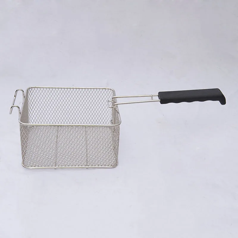 Newly Stainless Steel Deep Fat Fryer Basket Oil Fried Chips Fish Nuggets Fry Food Kitchen Cook Pan TE889
Newly Stainless Steel Deep Fat Fryer Basket Oil Fried Chips Fish Nuggets Fry Food Kitchen Cook Pan TE889