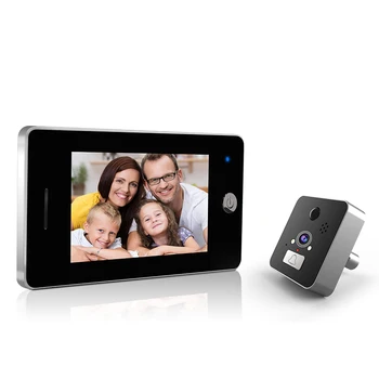Video Peephole Wifi 4.3 Inch Digital Door Camera Doorbell HD 720P Night Vision PIR Motion Detection 166 Degree Door Viewer Cloud
Video Peephole Wifi 4.3 Inch Digital Door Camera Doorbell HD 720P Night Vision PIR Motion Detection 166 Degree Door Viewer Cloud