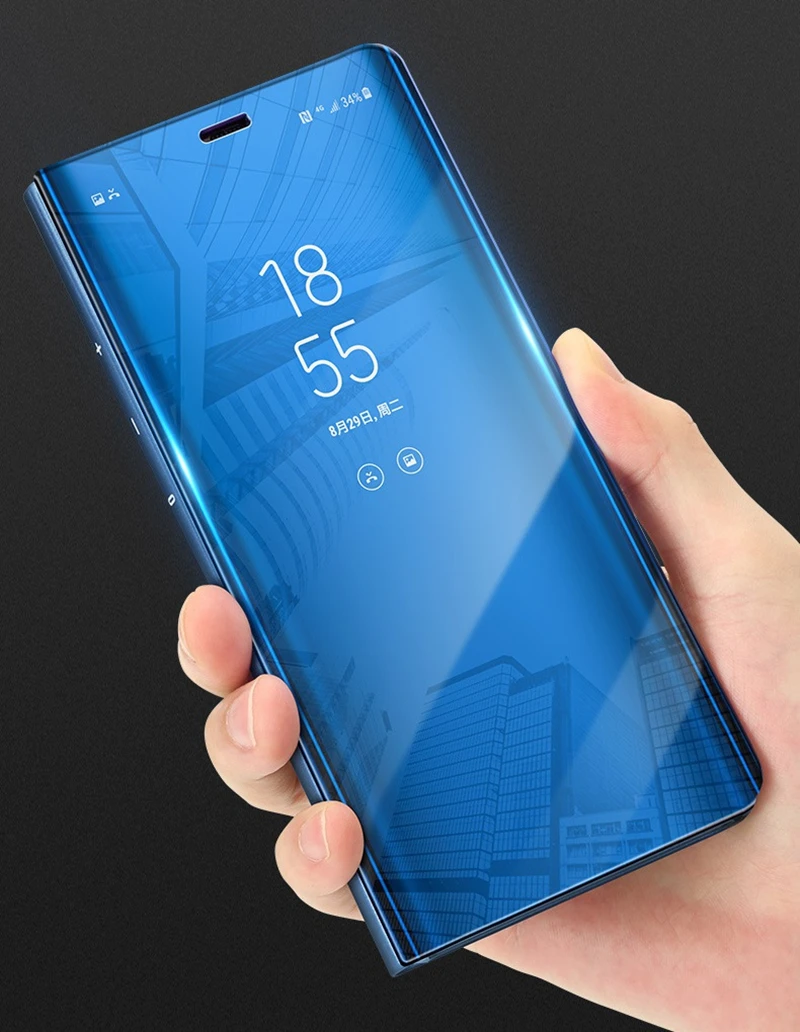 Smart Mirror Flip Cover for Samsung Galaxy S10 Lite S8 S9+plus Leather Phone Case for Galaxy S6 14 Smart Mirror Flip Cover for Samsung Galaxy S10 Lite S8 S9+plus Leather Phone Case for Galaxy S6 19