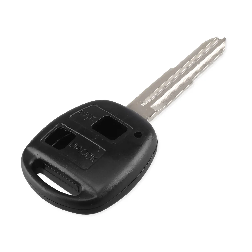 chiave telecomando per Toyota Yaris Prado Tarago Camry Corolla With TOY41 Uncut Blade With Button Pad -