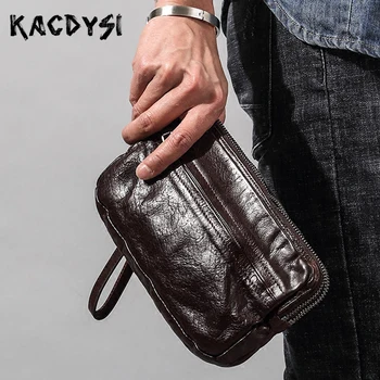 Real Leather Men Organizer Wallet Phone Card Holder High Quality Handmade Retro Clutch Bag Soft Man Wristlets Large Purse Zipper
Real Leather Men Organizer Wallet Phone Card Holder High Quality Handmade Retro Clutch Bag Soft Man Wristlets Large Purse Zipper